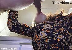 i visited my neighbor and we chatted about life in the bathroom