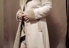 french housewife performs a sexy striptease with toys