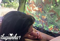 I Intensely Fucked Girl At Rave Party Camp While High