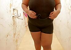 Myanmar Sexy Milf Enjoys Shower Bathing