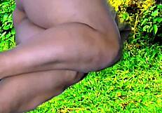 Outdoor foreplay fun 😏