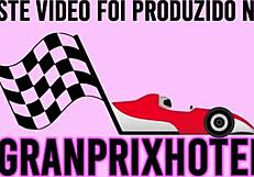 Beautiful women in hotel kissing and licking ass