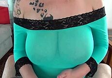 Wow, Slippery Big Tits In POV Casting Interview!