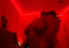 i'm a sexy bbw ridin on top of this musclar lesbian stud, dominatin her with my big ass