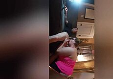 Roxy Faith Swallows Ian's 8in Monster Cock and Gets Facial Cumshot on Her Big Ass Tits!