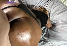 White boy interacts with ebony girl intensely