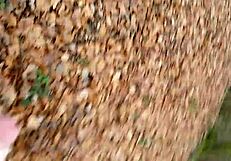 Watch Her MASTURBATE In The FOREST!