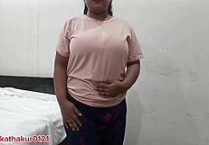 Desi Indian girl Niharika shows big boobs and pussy with full audio