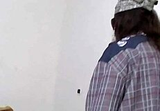 Intriguing contrast: dirty italian milf's fat hairy pussy gets intense fucking