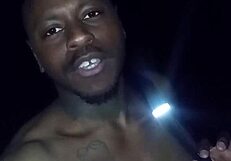 Showing natural tits privately on warm night, moving like a wolf!