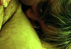 Dirty slut sucks cock and eats ass