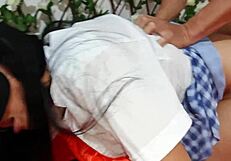 I Fuck My Husband's Muscular Step-Brother Like a Slut in Anal Doggy