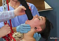 Wacky girl brought to ass hole asylum for painful treatment