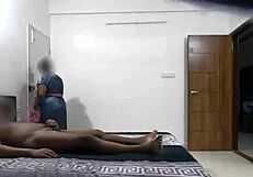 Maid Samantha Gets Flashed a Hard Cock in the Kitchen