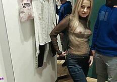 Letty black caught giving blowjob in dressing room!