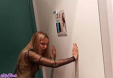 Letty black caught giving blowjob in dressing room!