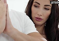 Yoga instructor clea gaultier fucks big cock passionately