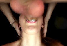 Deep Sloppy Throatpie Drains Balls