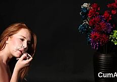 Foxy Hottie Sucks Cock For Facial Cumshot