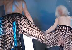 Can petite blonde handle bbc like a pro with fake creampie?