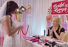 Transgender Izzy Wilde Fucks Horny Female With Toys