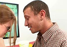 sierra, the officer of the law, patrols with her big natural tits and curvy ass in the office