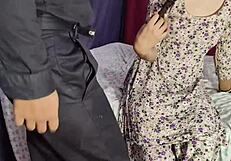 Desi Bhabhi Fucks Husband in Bedroom, Cum Inside Pussy