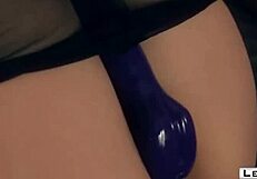 Lesbian Cums Strapon Sex with Panties Fetish and Girl on Girl Action