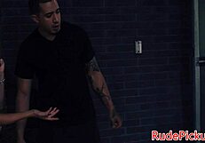 Roughfucked Babe Banged By Dom Stranger In Public Bondage