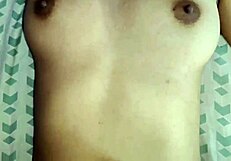 Desi Bhabhi Fucks Husband in Bedroom, Cum Inside Pussy