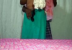 indian tamil hot housewife fucks in dorm with friend and roommate