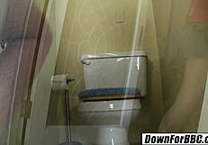 I'm down for BBC gloryhole action with Krissy Lynn's big black cock