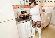 Latina Stepmom Seduces Stepson with Cameltoe