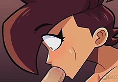 woman seduces husband after long day at work with big cock