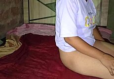 This hot indian desi step brother and sister in law are having wild sex in the bedroom! 🔥