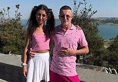 Stranger Fucks Couple's Ass and Pussy in Bi Threesome