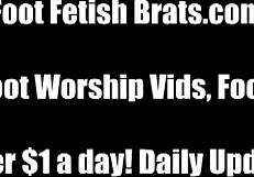 Can You Resist Her Hot Little 18+ Ebony Toes?