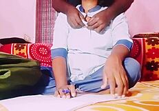 Indian Teen Girl Fucks Neighbor Uncle With Dirty Talks