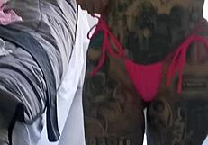 Melody Radford Models Micro Bikini