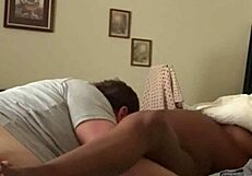 Ebony amateur craves intense doggystyle in bedroom