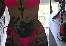 Melody Radford Models Micro Bikini