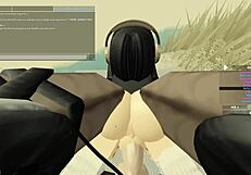 Exploring adventures in the Roblox world with friends