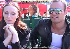 Discover The Thrilling Park Encounter With A Fiery Redhead