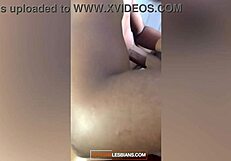 Real amateur ebony babes lick black pussy in homemade lesbian hookup