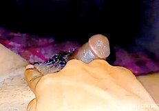 watch her piss in her own mouth and finger her asshole