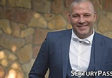 Honeymoon Surprise Outdoor Threesome Double Penetration!