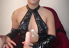 queen of joi obeys henchman in cosplay discipline