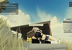 Exploring adventures in the Roblox world with friends