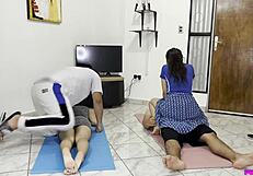 friend's wife gives me a massage but i can't resist her charms