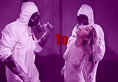 Piano tutor intriguingly uses her boobs to teach bach to the student